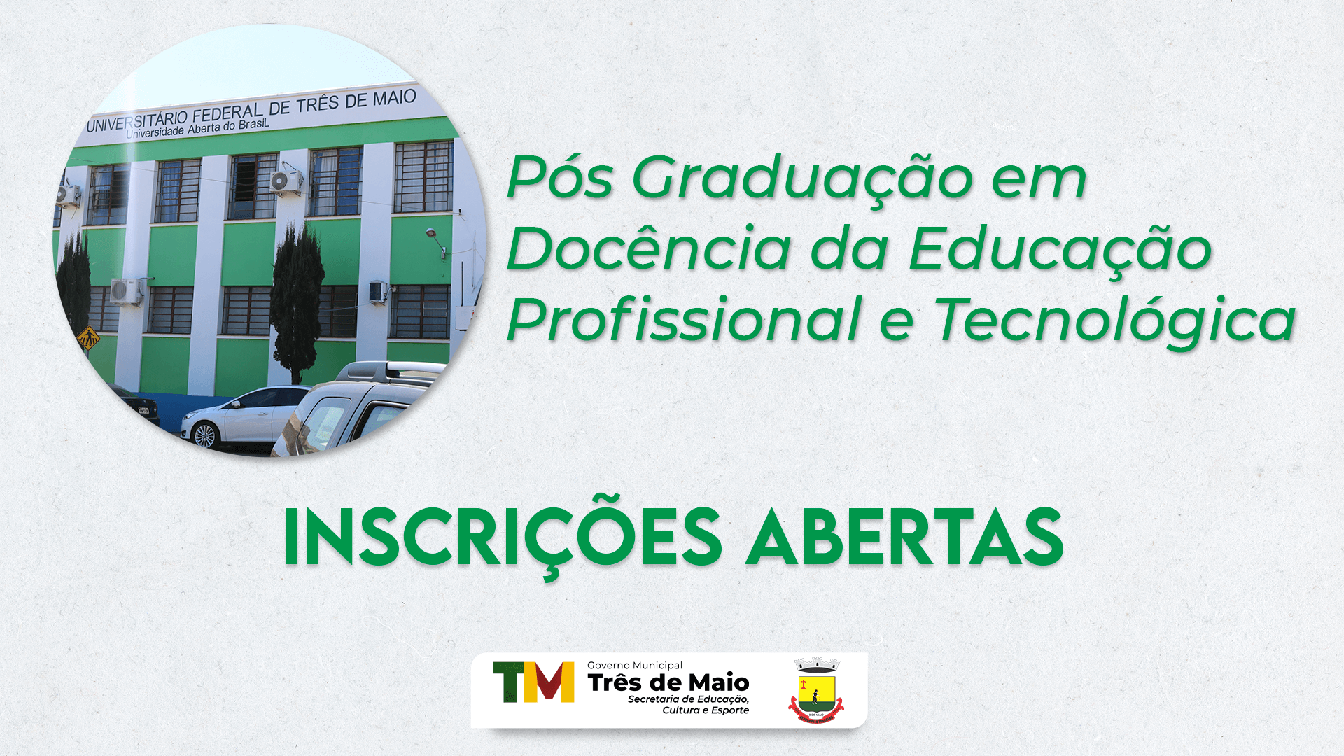 POLO ESTÁ COM INSCRIÇÕES ABERTAS PARA PÓS-GRADUAÇÃO EM DOCÊNCIA DA EDUCAÇÃO PROFISSIONAL E TECNOLÓGICA